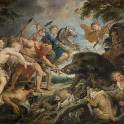 P. P. Rubens (1577 Siegen–1640 Antwerpen), Jagd des Meleager und der Atalante, Öl auf Leinwand, um 1616/1620.