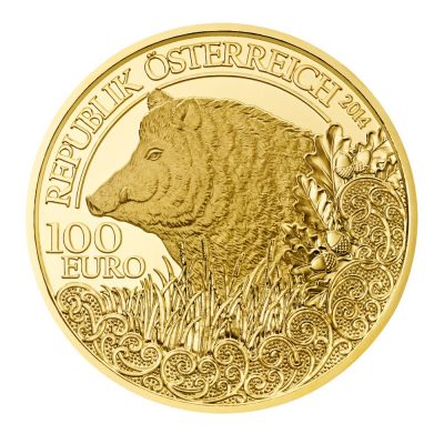 Münze Österreich: Wildschwein - Jagdfakten.at informiert