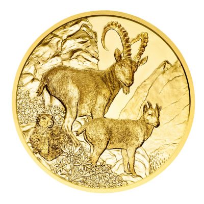 Münze Österreich: Steinbock - Jagdfakten.at informiert