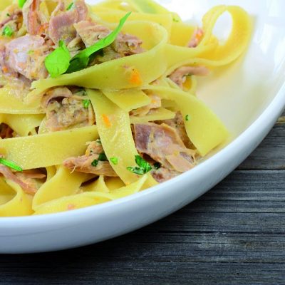Pappardelle mit Feldhase, Wildrezept, Jagdfakten.at