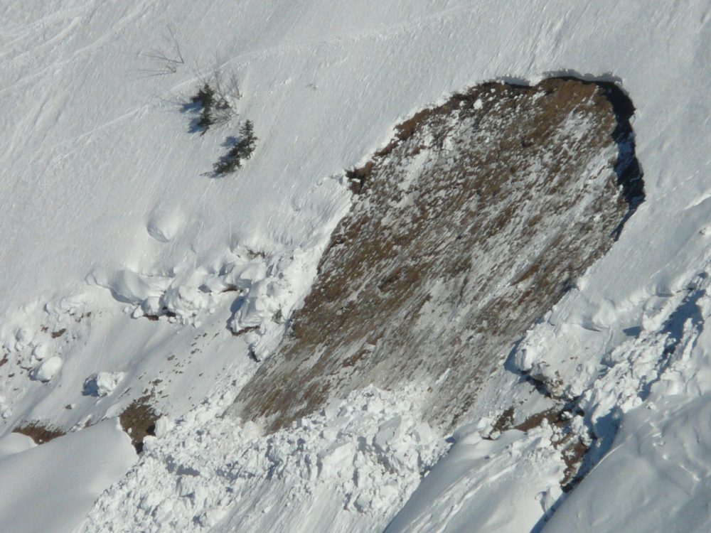 Schneebrett löst sich, Jagdfakten.at informiert