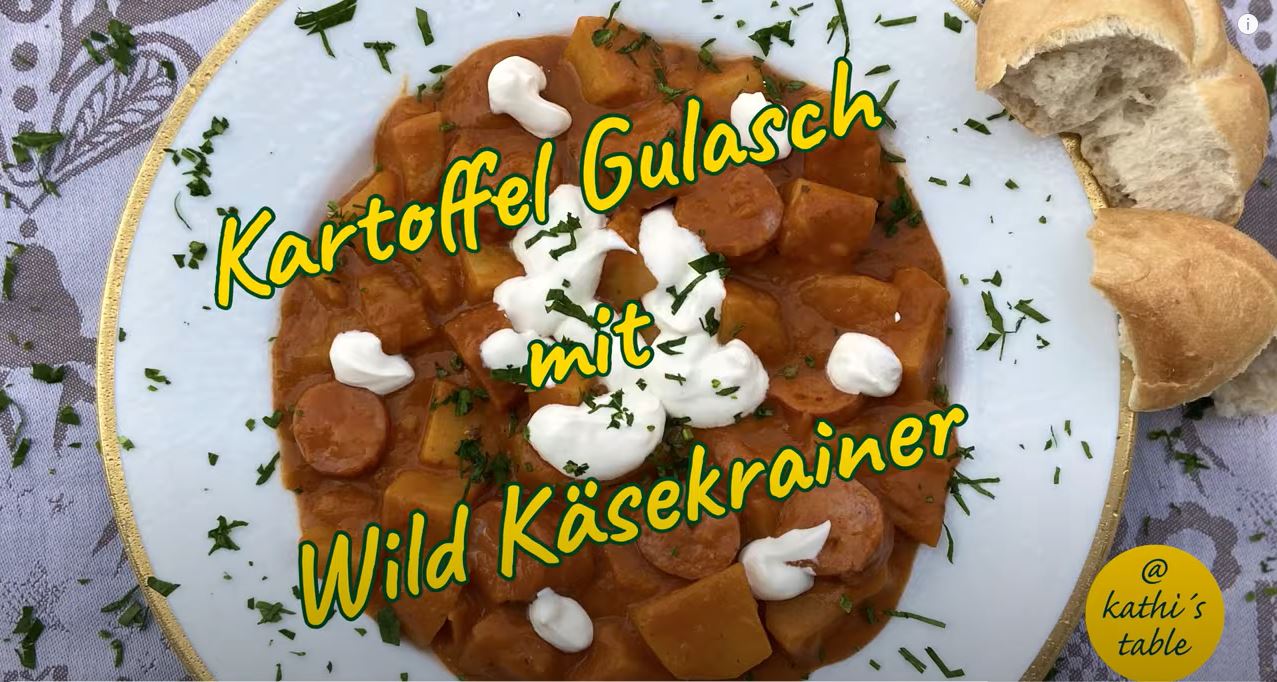 Gulasch mit Wild-Käsekrainer, Jagdfakten.at