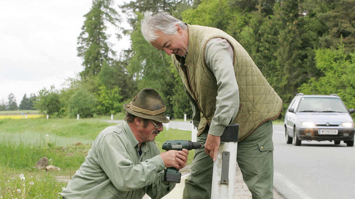 Wildwarner wird installiert, Jagdfakten.at informiert