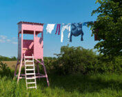 Ausstellung "Never Give up" von Sébastien de Ganay - Über Kunst: Das Symbol Hochstand, Jagdfakten.at informiert